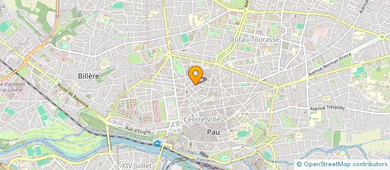 localisation de l'entreprise MONSIEUR AYMERICK DESRUMAUX  PAU