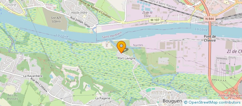 localisation de l'entreprise MONSIEUR AYMERICK GUILLON à BOUGUENAIS