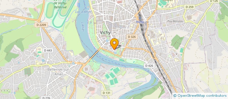 localisation de l'entreprise MONSIEUR AYMERICK JAZON-PAYEUR à VICHY