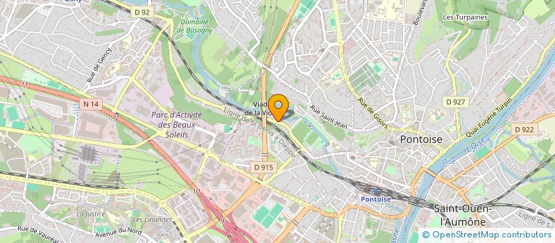 localisation de l'entreprise MONSIEUR AYMERICK KHIAT  PONTOISE