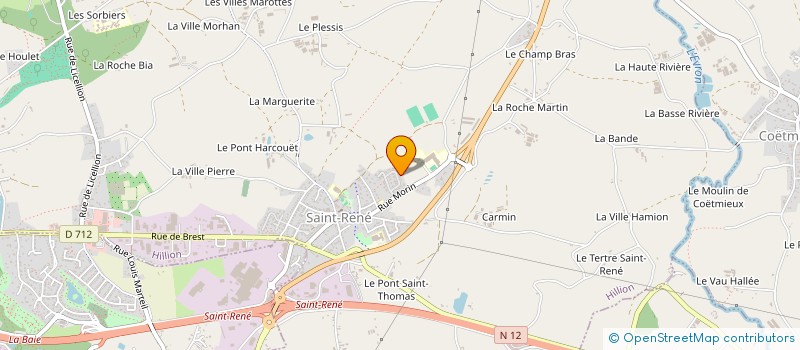 localisation de l'entreprise MONSIEUR AYMERICK SAUVAT  JUGON-LES-LACS-COMMUNE NOUVELL