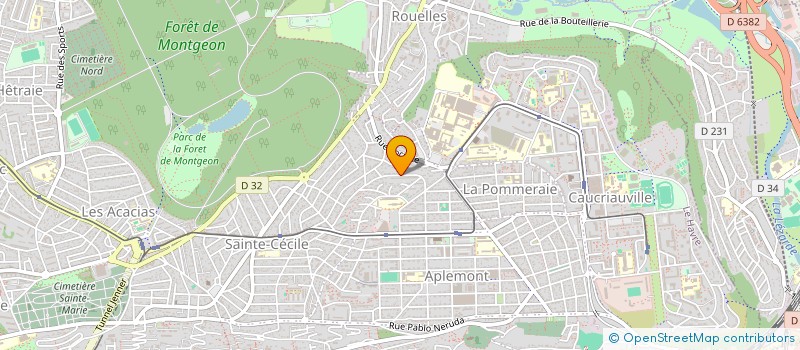 localisation de l'entreprise MONSIEUR AYMERICK TAILLEFORT  LE HAVRE