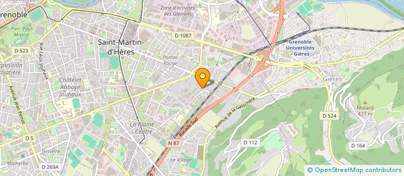 localisation de l'entreprise MONSIEUR AYMERICK TRIQUARD à SAINT-MARTIN-D'HERES