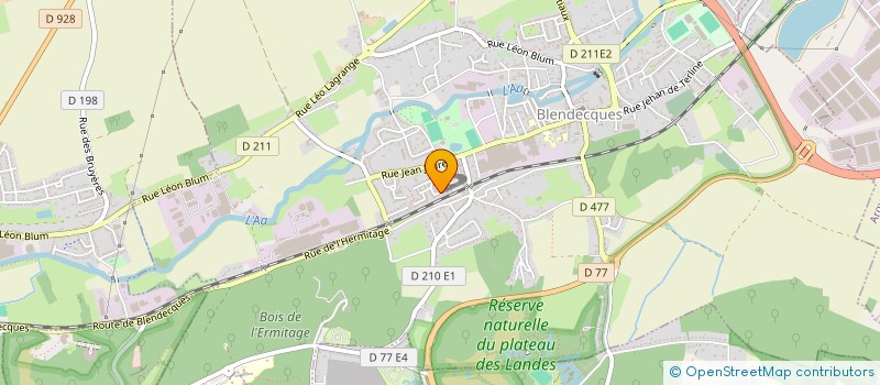 localisation de l'entreprise MONSIEUR AYMERIE DURIEZ à BLENDECQUES