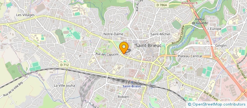 localisation de l'entreprise MONSIEUR AYMERIK BEVELACQUA à SAINT-BRIEUC