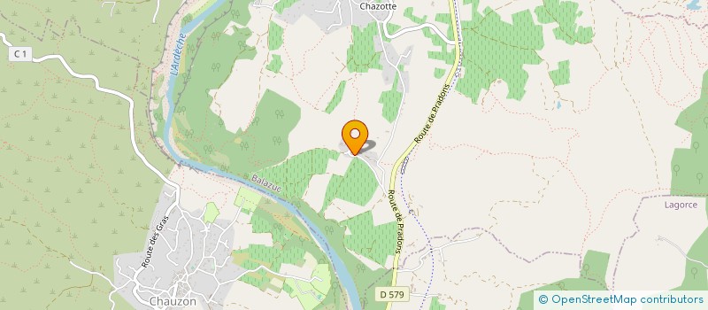 localisation de l'entreprise MONSIEUR AYMERIK JALLET  BALAZUC