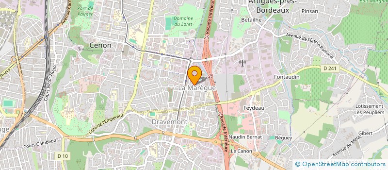 localisation de l'entreprise MONSIEUR AYNOULD CAMAR-EDDINE  CENON