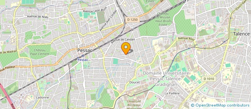 localisation de l'entreprise MONSIEUR AYOB EL METTICHI BENSLIMAN  PESSAC