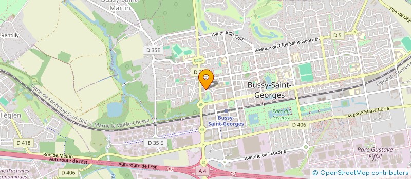 localisation de l'entreprise MONSIEUR AYOB MOUHAND OUAHMED  BUSSY-SAINT-GEORGES