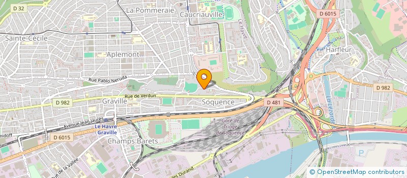 localisation de l'entreprise MONSIEUR AYODEJI OGUNLEYE à LE HAVRE