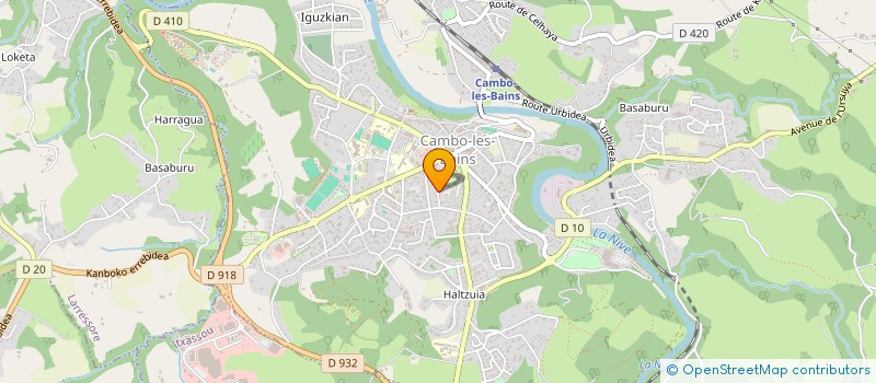 localisation de l'entreprise MONSIEUR AYOIB EL MOUADI  CAMBO-LES-BAINS