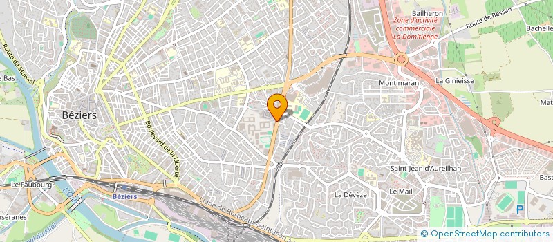 localisation de l'entreprise MONSIEUR AYOUB ABDELKARIM  BEZIERS