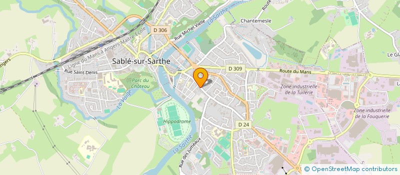 localisation de l'entreprise MONSIEUR AYOUB ACHACHI à SABLE-SUR-SARTHE