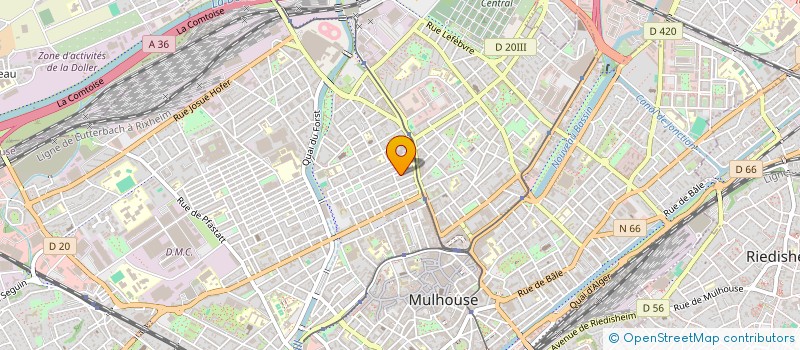 localisation de l'entreprise MONSIEUR AYOUB AKESBI  MULHOUSE