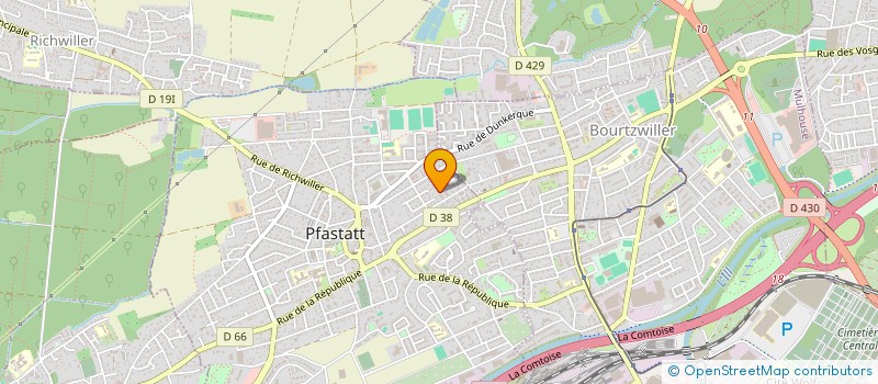 localisation de l'entreprise MONSIEUR AYOUB AKIL  MULHOUSE