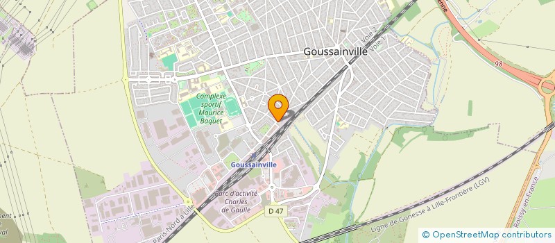 localisation de l'entreprise MONSIEUR AYOUB AKLI  GOUSSAINVILLE