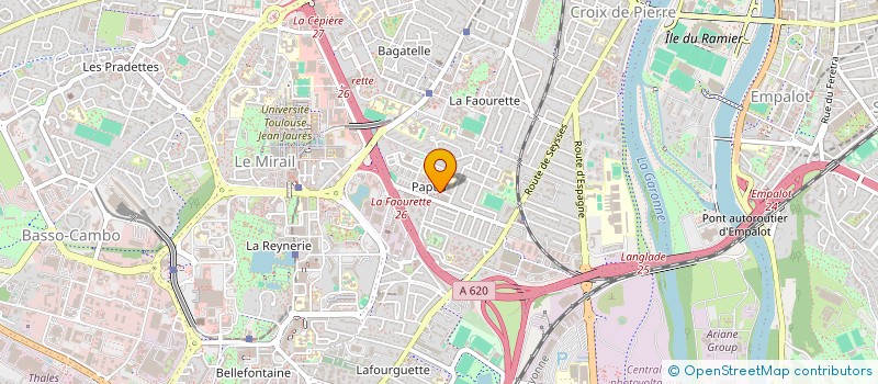 localisation de l'entreprise MONSIEUR AYOUB AMAROUCHE  TOULOUSE