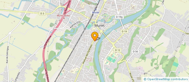 localisation de l'entreprise MONSIEUR AYOUB AMECHTAK  MURET