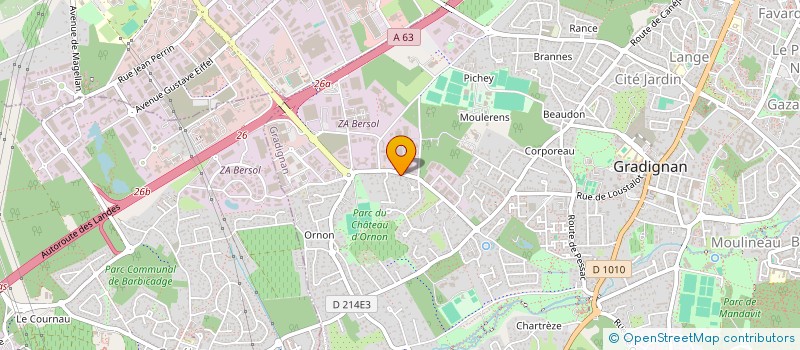 localisation de l'entreprise MONSIEUR AYOUB AMIMI  GRADIGNAN