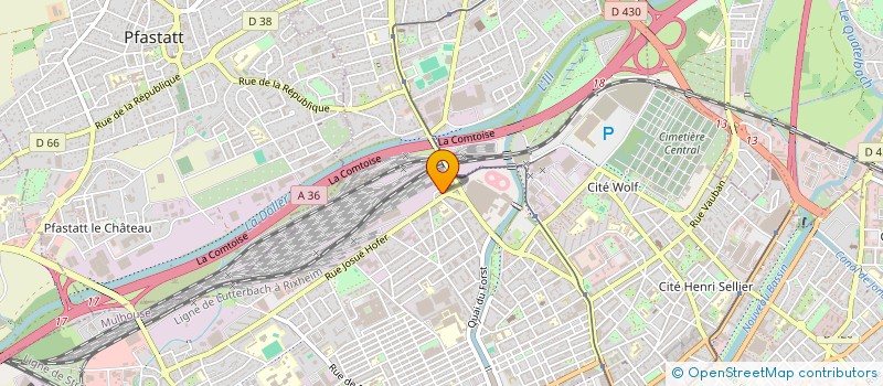 localisation de l'entreprise MONSIEUR AYOUB ANCHIA à MULHOUSE