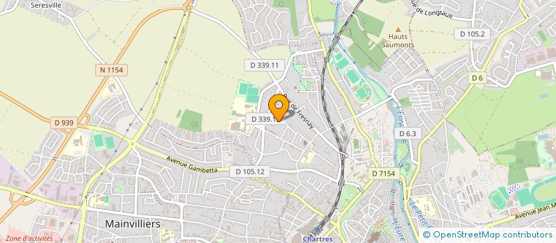 localisation de l'entreprise MONSIEUR AYOUB ARAIBI à CHARTRES