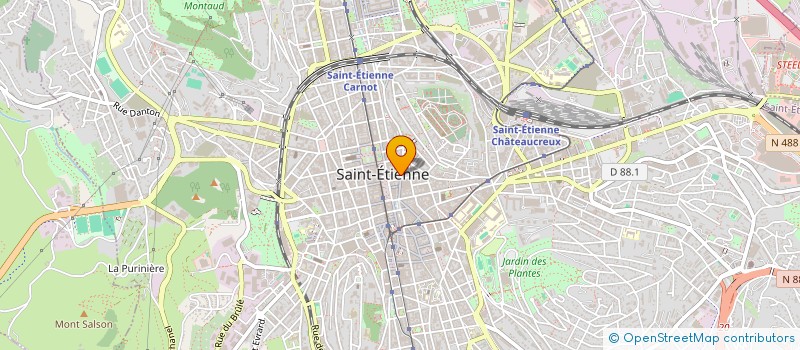 localisation de l'entreprise MONSIEUR AYOUB ARBAB ADAM  SAINT-ETIENNE