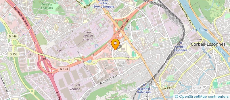 localisation de l'entreprise MONSIEUR AYOUB ATMANI à CORBEIL-ESSONNES