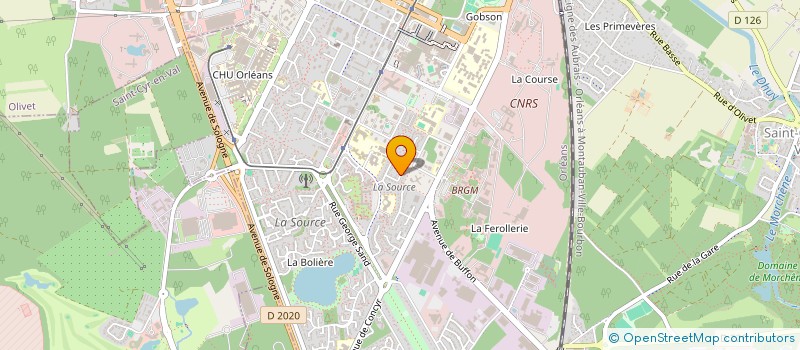 localisation de l'entreprise MONSIEUR AYOUB AZAROUAL  ORLEANS