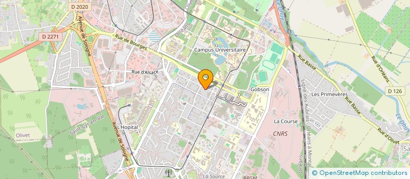localisation de l'entreprise MONSIEUR AYOUB AZOUGAGH à ORLEANS