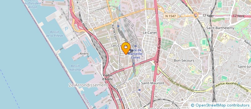 localisation de l'entreprise MONSIEUR AYOUB BACHER  MARSEILLE