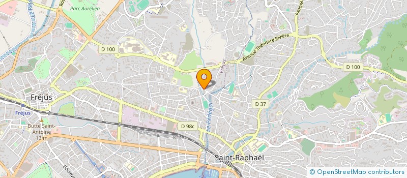 localisation de l'entreprise MONSIEUR AYOUB BADAOUI à FREJUS