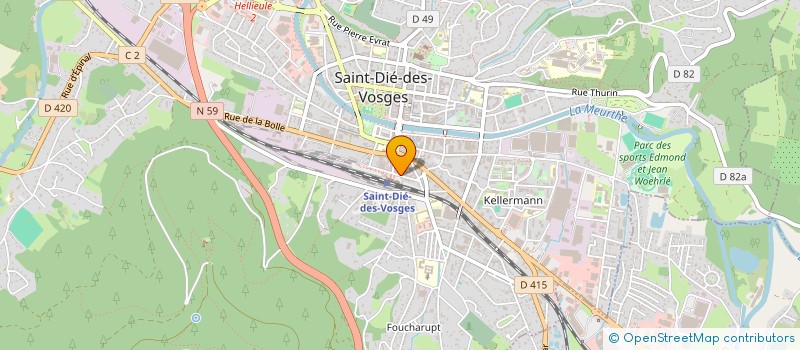 localisation de l'entreprise MONSIEUR AYOUB BELHAJ à SAINT-DIE-DES-VOSGES