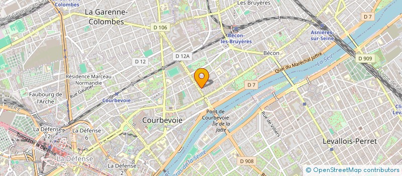 localisation de l'entreprise MONSIEUR AYOUB BELKADI à COURBEVOIE