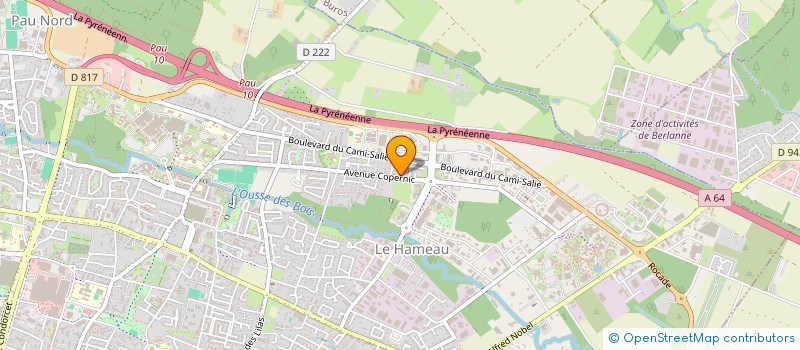 localisation de l'entreprise MONSIEUR AYOUB BELKOUCHE à PAU