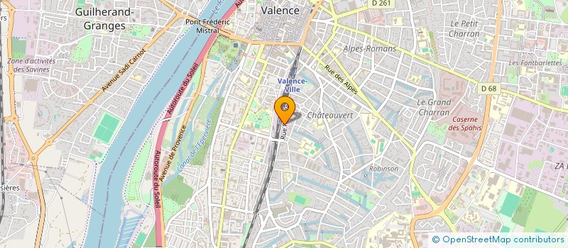 localisation de l'entreprise MONSIEUR AYOUB BELLOCQ  VALENCE