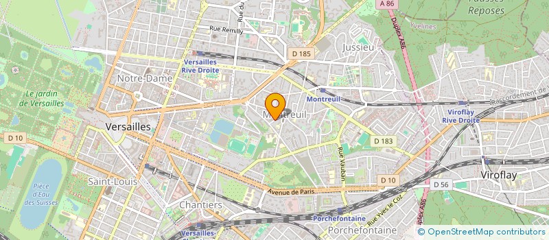 localisation de l'entreprise MONSIEUR AYOUB BELMEDIOUNI à VERSAILLES