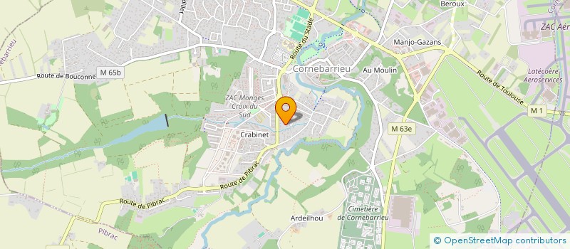 localisation de l'entreprise MONSIEUR AYOUB BEN ABDESSALEM  MONDONVILLE