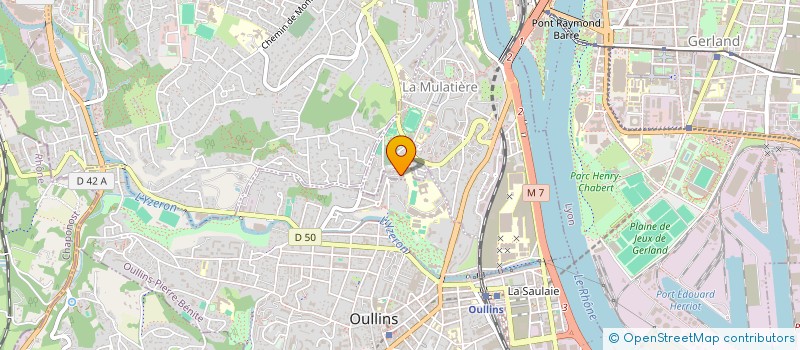 localisation de l'entreprise MONSIEUR AYOUB BEN CHAABANE  LA MULATIERE