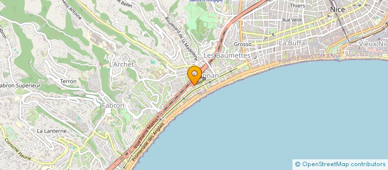 localisation de l'entreprise MONSIEUR AYOUB BENAAGUIDA à NICE