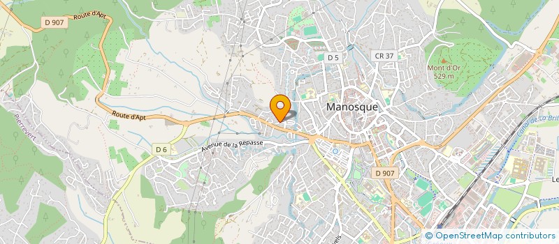 localisation de l'entreprise MONSIEUR AYOUB BENBAOUT à MANOSQUE