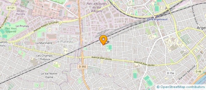 localisation de l'entreprise MONSIEUR AYOUB BENGHOULAS  ARGENTEUIL