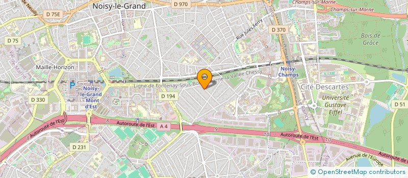 localisation de l'entreprise MONSIEUR AYOUB BENHLIMA  NOISY-LE-GRAND