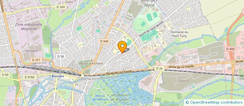 localisation de l'entreprise MONSIEUR AYOUB BENNAOUM  BOURGES