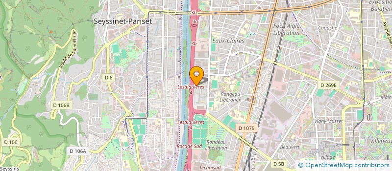 localisation de l'entreprise MONSIEUR AYOUB BENSELLAM à GRENOBLE