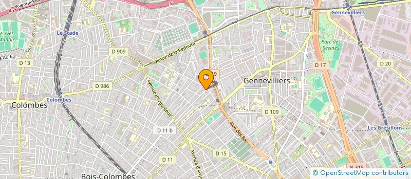 localisation de l'entreprise MONSIEUR AYOUB BENSI LARBI  ASNIERES-SUR-SEINE