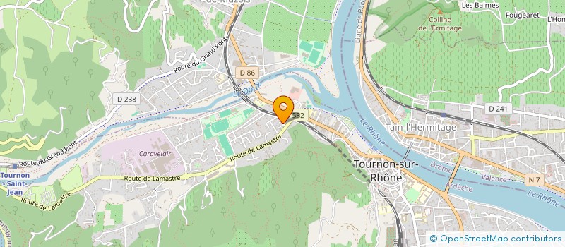 localisation de l'entreprise MONSIEUR AYOUB BOUCHFAYA à TOURNON-SUR-RHONE