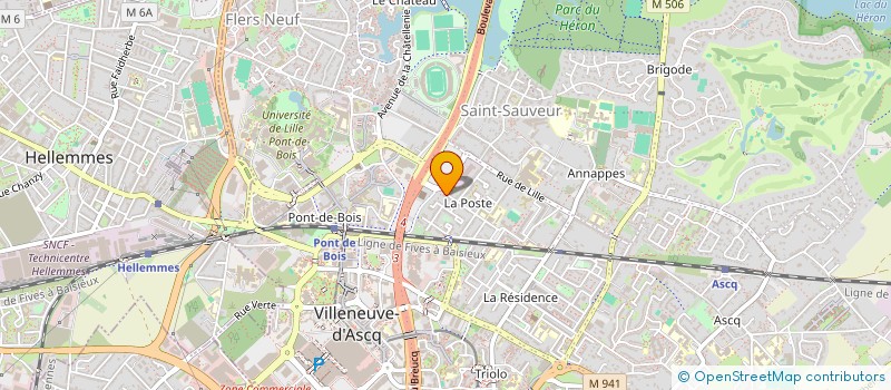 localisation de l'entreprise MONSIEUR AYOUB BOUKHANA  VILLENEUVE-D'ASCQ