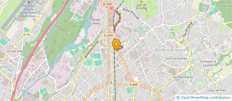 localisation de l'entreprise MONSIEUR AYOUB BOUKHARI  ANNECY