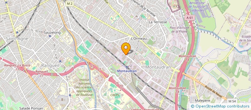 localisation de l'entreprise MONSIEUR AYOUB BOULANOUAR  TOULOUSE