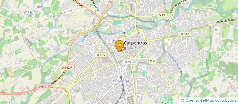 localisation de l'entreprise MONSIEUR AYOUB BOULMAOUI  CARPENTRAS